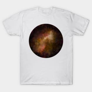 Orange galaxy T-Shirt